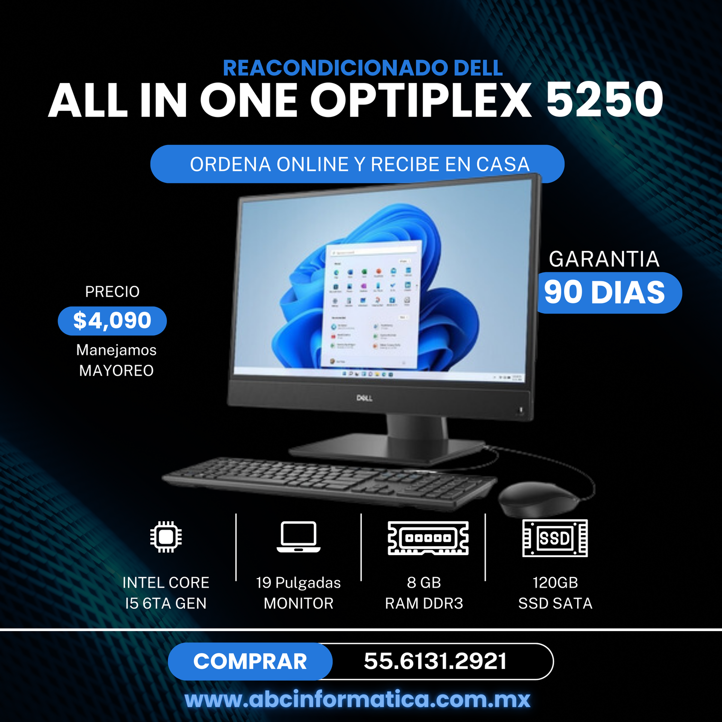 Dell All In One Optiplex 5250