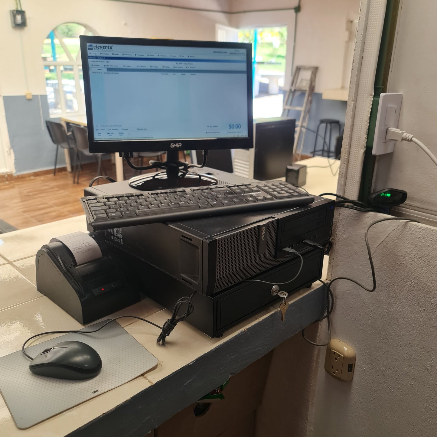 PUNTONDE VENTA ELEVENTA + MINICPU + 80MM PRINTER