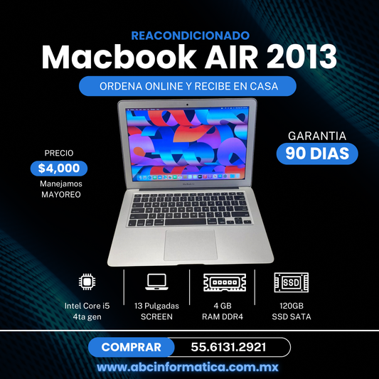 Macbook air 2013 laptop