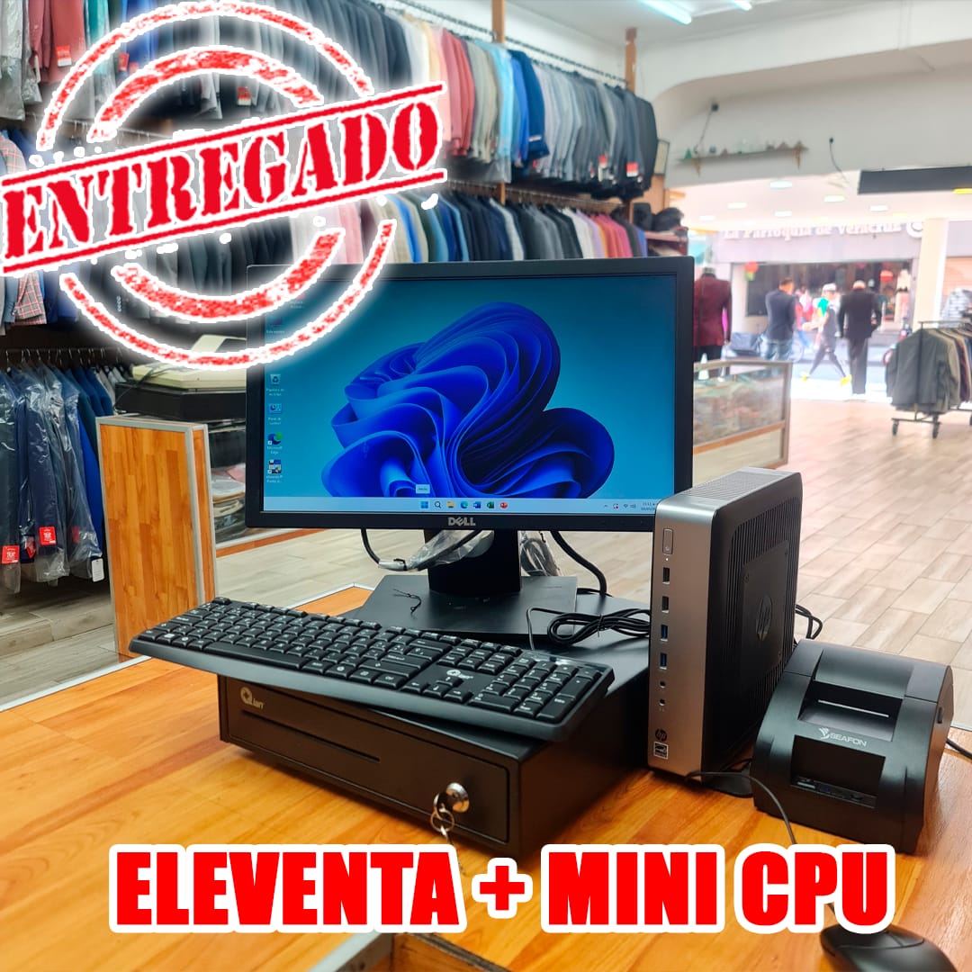 Kit punto de venta Eleventa con mini CPU
