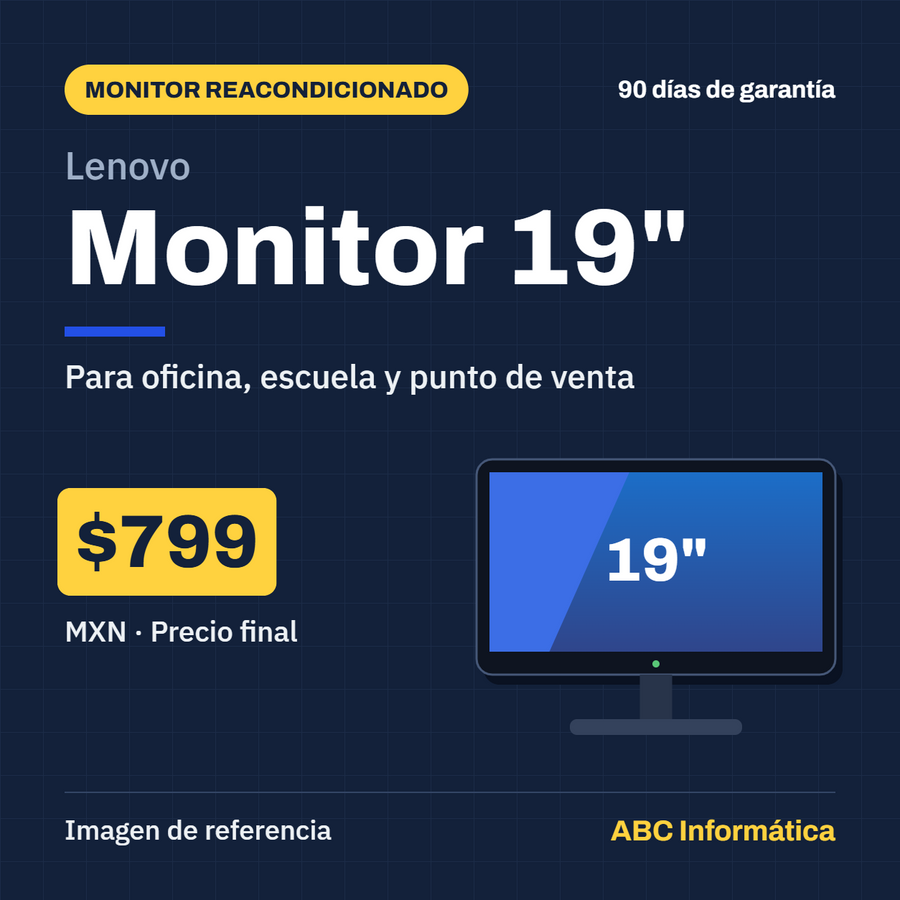 Monitor Lenovo 19"