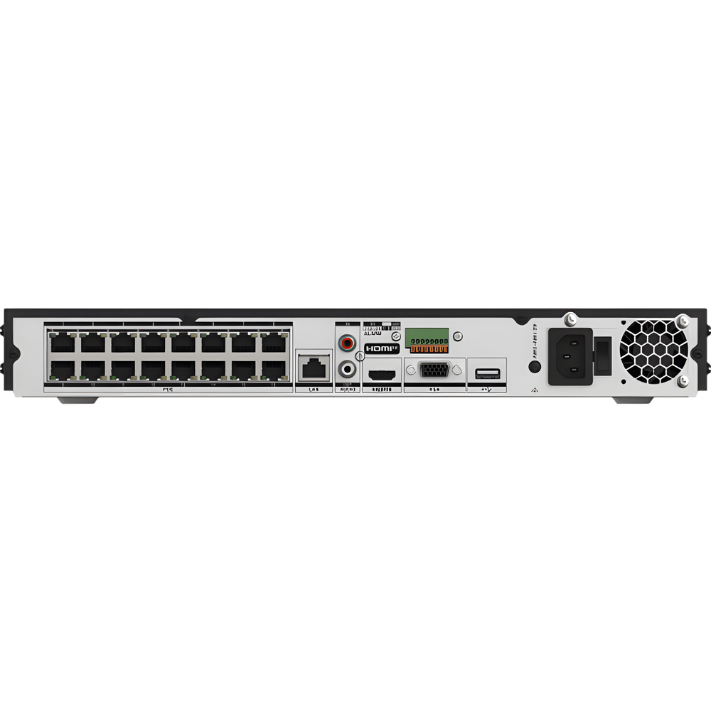 NVR Hikvision DS-7616NI-Q2/16P(E) puertos PoE